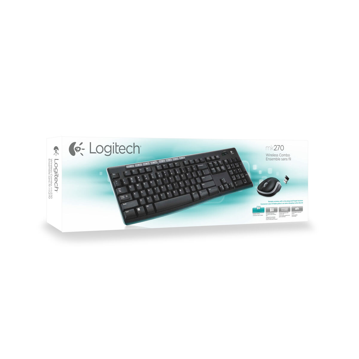 Tastiera e Mouse Wireless Logitech 920-004512 Qwerty Italiano Italiano